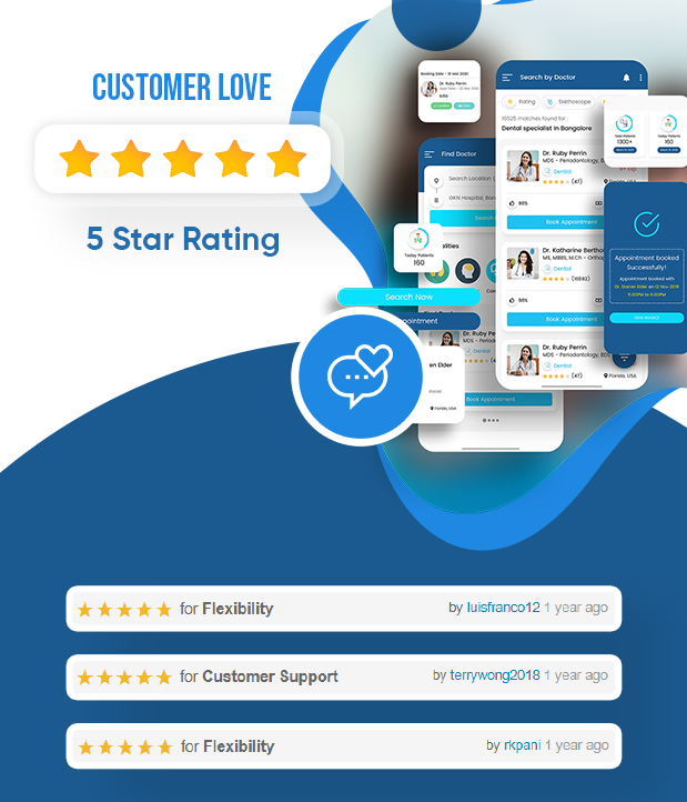 Doccure - Doctor Appointment, Healthcare & Medical PWA Mobile Template